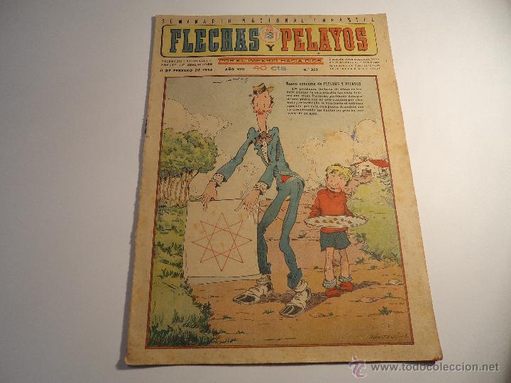 Tebeos: Flechas y Pelayos. n&ordm; 323. Fet y Jons - Foto 1