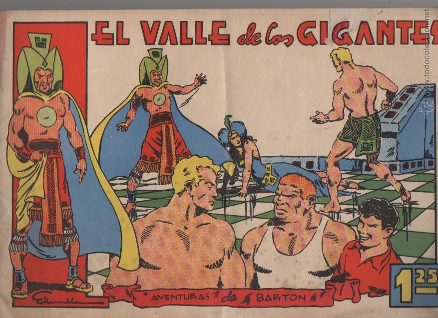 Tebeos: AVENTURAS DE BARTON DE VALVERDE - ORIGINAL - EL VALLE DE LOS GIGANTES - B 12 - Foto 1