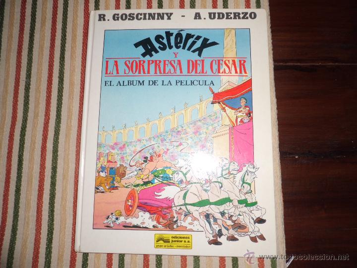 Tebeos: ASTERIX LA SORPRESA DEL CESAR EL ALBUM DE LA PELICULA 1985 - Foto 1