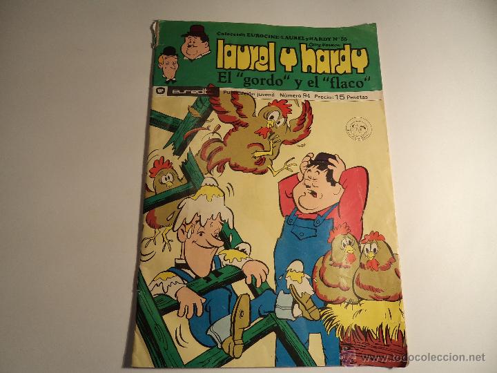 Tebeos: Laurel y Hardy. n&ordm; 94. Euredit. (a-11) - Foto 1