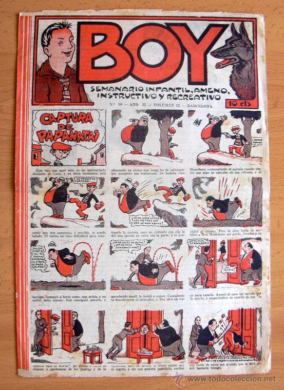 Tebeos: Boy n&ordm; 98 - Editorial Gato Negro 1928 - Foto 1