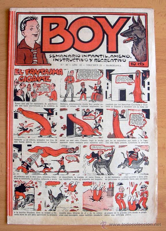 Tebeos: Boy n&ordm; 86 - Editorial Gato Negro 1928 - Foto 1