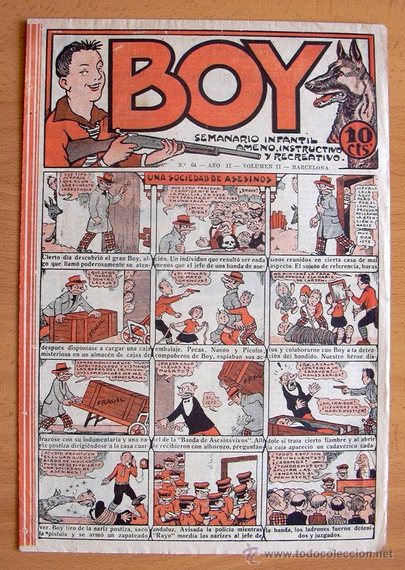 Tebeos: Boy n&ordm; 64 - Editorial Gato Negro 1928 - Foto 1