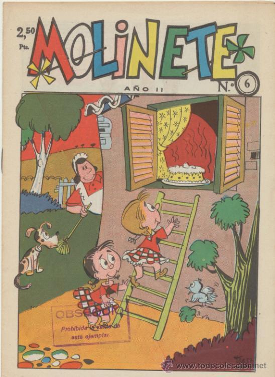 Tebeos: Molinete n&ordm;  6. A&ntilde;o II. 1957. - Foto 1