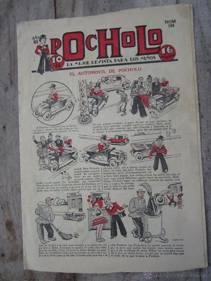 Tebeos: POCHOLO , NUMERO 106 - A&Ntilde;O iii - - Foto 1