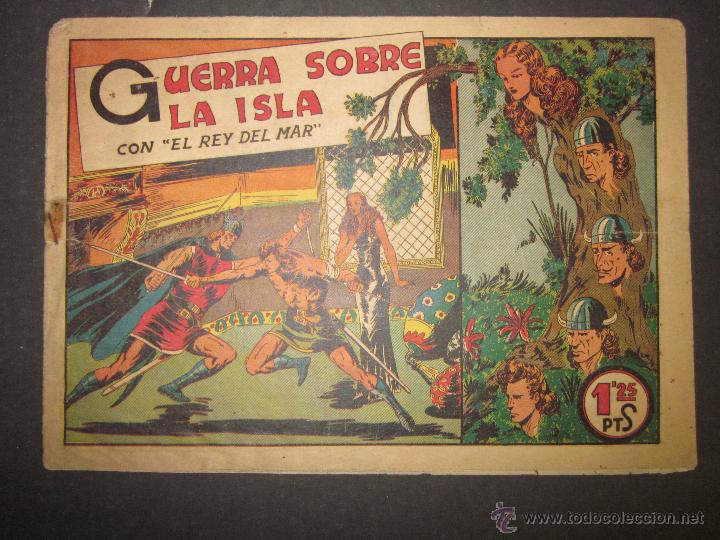 Tebeos: EL REY DEL MAR - GUERRA SOBRE LA ISLA - ED. VALENCIANA  -(COM - 277) - Foto 1