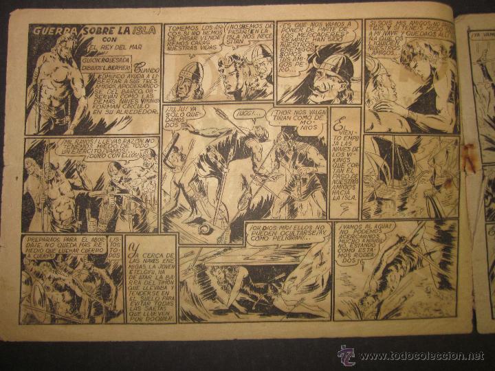 Tebeos: EL REY DEL MAR - GUERRA SOBRE LA ISLA - ED. VALENCIANA  -(COM - 277) - Foto 2