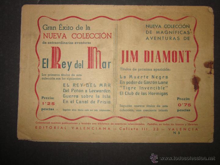 Tebeos: EL REY DEL MAR - GUERRA SOBRE LA ISLA - ED. VALENCIANA  -(COM - 277) - Foto 3