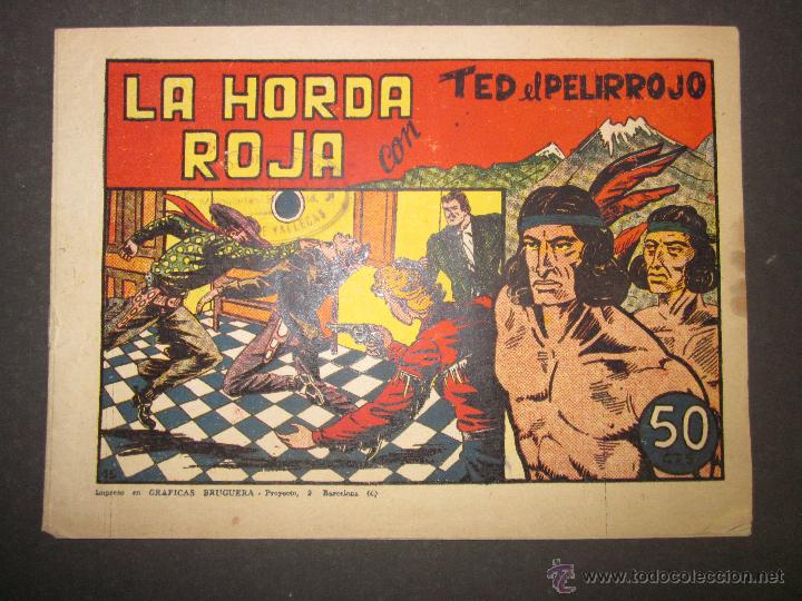 Tebeos: TED EL PELIRROJO - LA HORDA ROJA - ED. BRUGUERA -(COM - 285) - Foto 1
