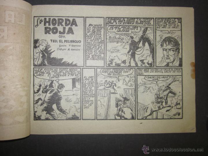 Tebeos: TED EL PELIRROJO - LA HORDA ROJA - ED. BRUGUERA -(COM - 285) - Foto 2