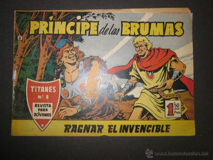 Tebeos: TITANES  NUM 8  - PRINCIPE DE LAS BRUMAS - RAGNAR EL INVENCIBLE -(COM - 286) - Foto 1
