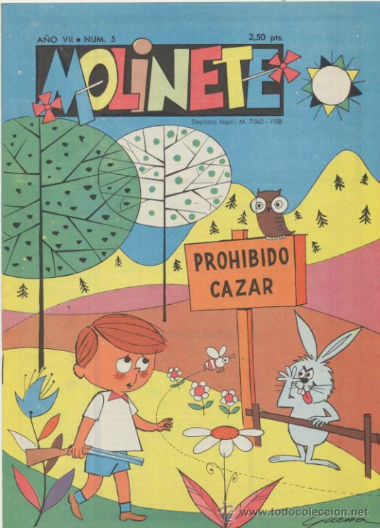 Tebeos: Molinete n&ordm;  5. A&ntilde;o VII. (1962)  &iexcl;IMPECABLE! - Foto 1