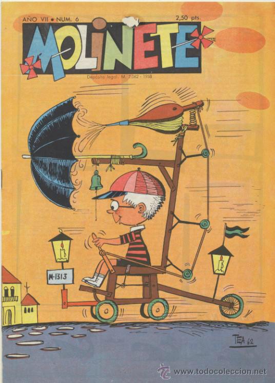Tebeos: Molinete n&ordm;  6. A&ntilde;o VII. (1962) - Foto 1