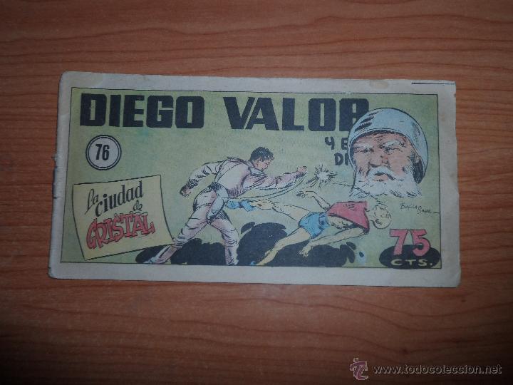 Tebeos: DIEGO VALOR N&ordm; 76 1&ordf; SERIE ORIGINAL EDITORIAL CID - Foto 1