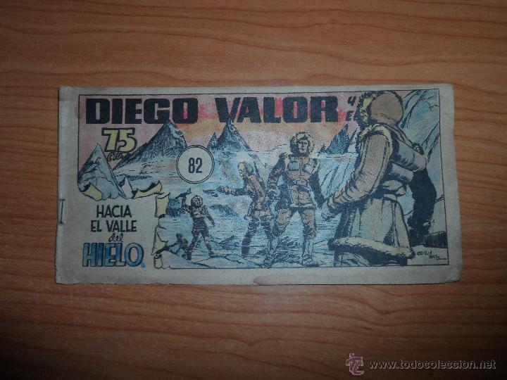 Tebeos: DIEGO VALOR N&ordm; 82 1&ordf; SERIE ORIGINAL EDITORIAL CID - Foto 1
