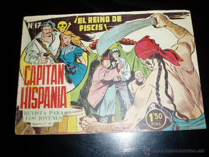 Tebeos: CAPITAN HISPANIA  N&ordm; 17. EDITORIAL CREO. ORIGINAL. - Foto 1