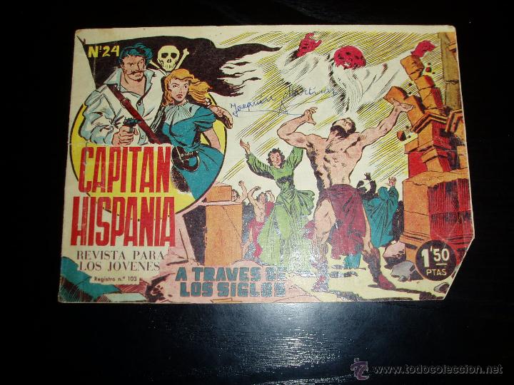 Tebeos: CAPITAN HISPANIA N&ordm; 24. EDITORIAL CREO. ORIGINAL. - Foto 1
