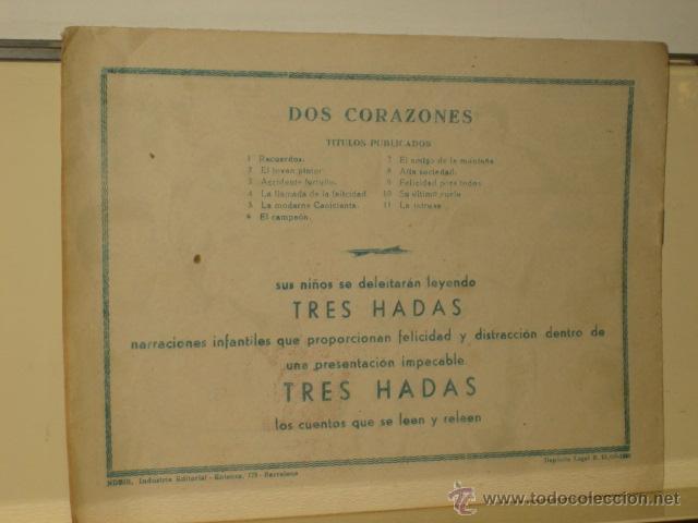 Tebeos: DOS CORAZONES N&ordm; 11 LA INTRUSA - INDUSTRIA EDITORIAL - Foto 2