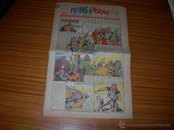 Tebeos: FLECHAS Y PELAYOS   N&ordm; 74   DE FE Y JONS - Foto 1