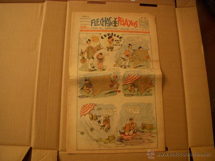 Tebeos: FLECHAS Y PELAYOS N&ordm; 62, A&Ntilde;O 1940 - Foto 1