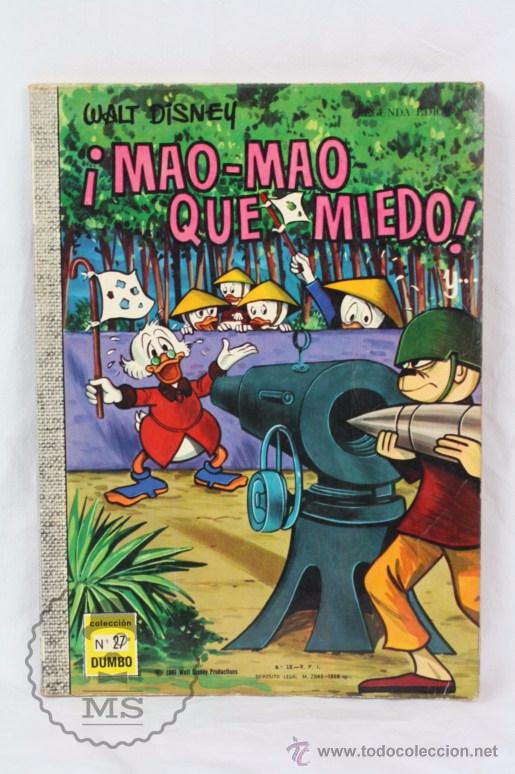 Tebeos: C&oacute;mic Colecci&oacute;n Dumbo N&ordm; 27. &iexcl;Mao-Mao Qu&eacute; Miedo! - Ed. Recreativas / Disney