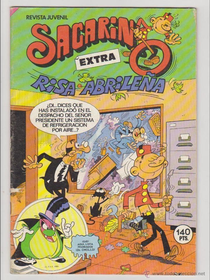 Tebeos: Sacarino Extra n&ordm;  86. Risa Abrile&ntilde;a. Bruguera  1985. - Foto 1