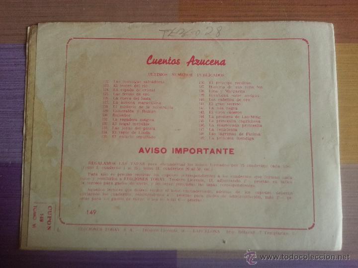 Tebeos: Tebeo Colecci&oacute;n Azucena, n&ordm; 149 - Foto 2