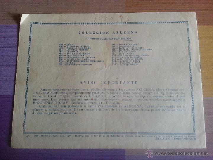 Tebeos: Tebeo Colecci&oacute;n Azucena, a&ntilde;o XII, n&ordm; 515 - Foto 2