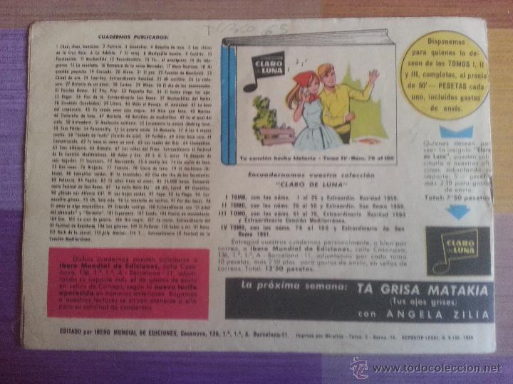 Tebeos: Tebeo Colecci&oacute;n Claro de Luna, n&ordm; 115 - Foto 2