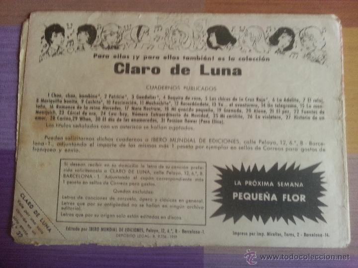 Tebeos: Tebeo Colecci&oacute;n Claro de Luna, n&ordm; 32 - Foto 2