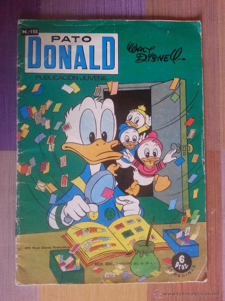 Tebeos: Tebeo Pato Donald, n&ordm; 155 - Foto 1
