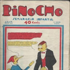 Tebeos: PINOCHO SEMANARIO INFANTIL AÑO III Nº 115 1 MAYO 1927, ED. SATURNINO CALLEJA
