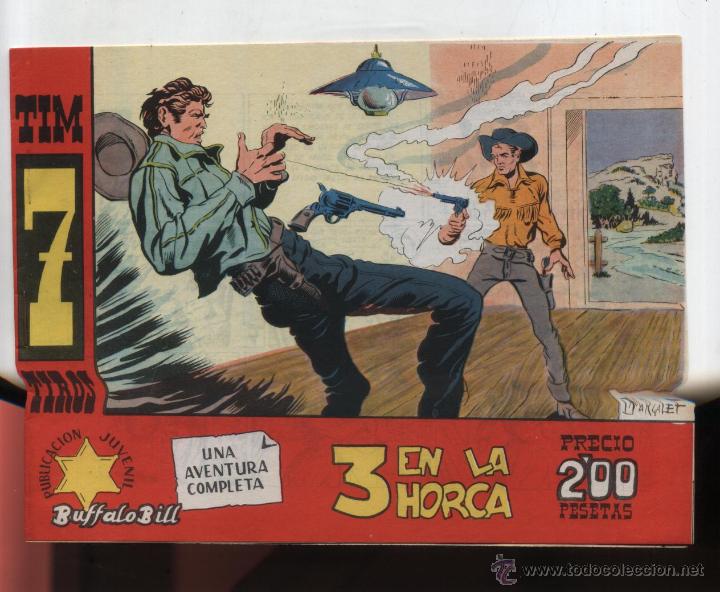 Tebeos: Tim 7 Tiros. 3 en la horca. Hispano Americana  1964. - Foto 1
