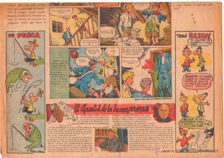Tebeos: CLARIN N&ordm; 71 ORIGINAL 1951 - 41 X 29 CMS.TONY LAY - Foto 2