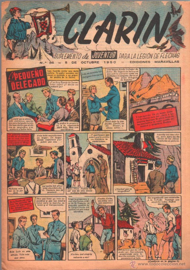 Tebeos: CLARIN ORIGINAL N&ordm; 36 - 1950 - - Foto 1