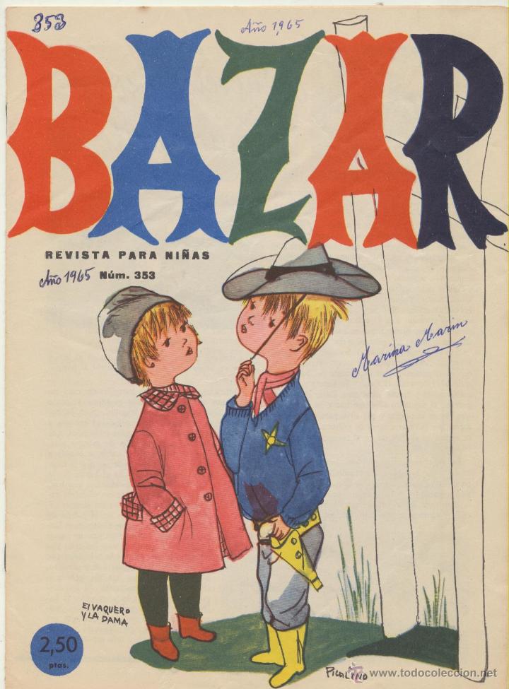Tebeos: Bazar n&ordm; 353. Con Recortables en contraportada. - Foto 1