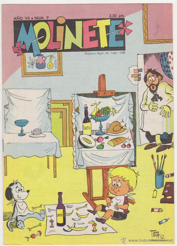 Tebeos: Molinete n&ordm;  9. A&ntilde;o VII. - Foto 1