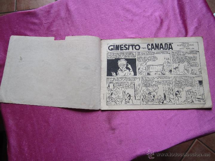Tebeos: GINESITO EN EL CANADA EDICIONES RIALTO. L4 C401 2 - Foto 4
