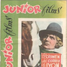 Tebeos: JUNIOR FILMS ORIGINAL Nº 52 EDI. BAGUÑA 1946