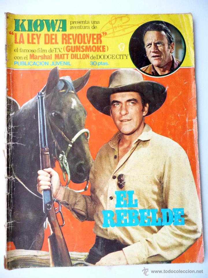 Tebeos: KIOWA. LA LEY DEL REVOLVER. EL REBELDE. - Foto 1