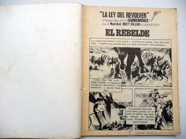 Tebeos: KIOWA. LA LEY DEL REVOLVER. EL REBELDE. - Foto 4