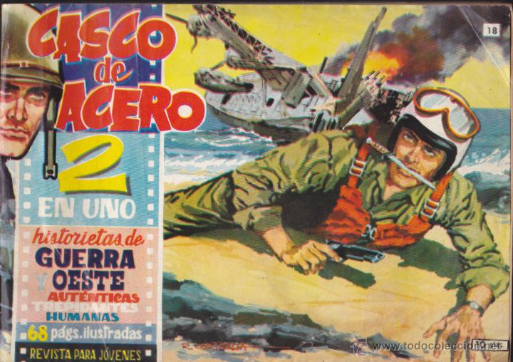 Tebeos: COMIC COLECCION CASCO DE ACERO N&ordm; 18 EDICIONES MANHATTAN - Foto 1