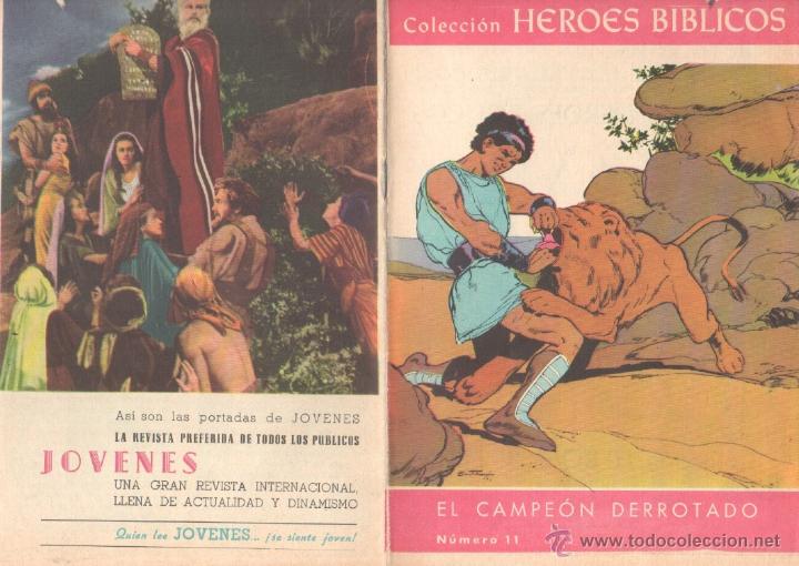 Tebeos: COLECCION HEROES BIBLICOS N&ordm; 11 - SANSON - Foto 1