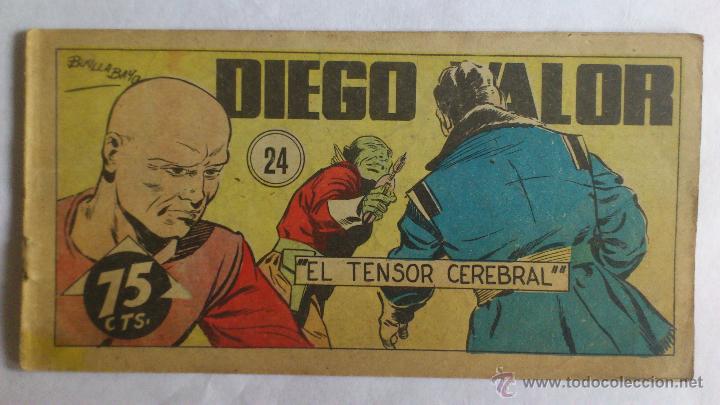 Tebeos: DIEGO VALOR N&ordm; 24 EL TENSOR CEREBRAL - Foto 1