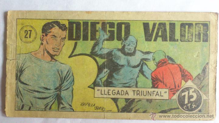 Tebeos: DIEGO VALOR N&ordm; 27 LLEGADA TRIUNFAL - Foto 1