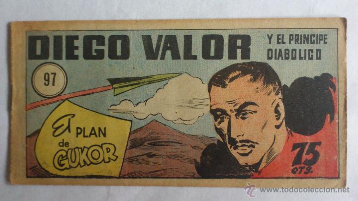 Tebeos: DIEGO VALOR N&ordm; 97 EL PLAN DE GUKOR - Foto 1