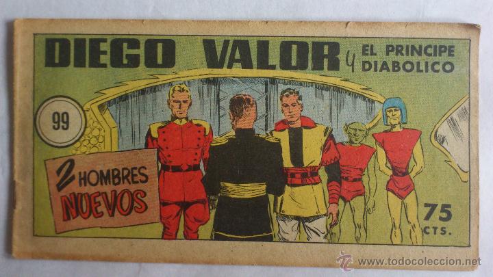 Tebeos: DIEGO VALOR N&ordm; 99 2 HOMBRE NUEVOS - Foto 1