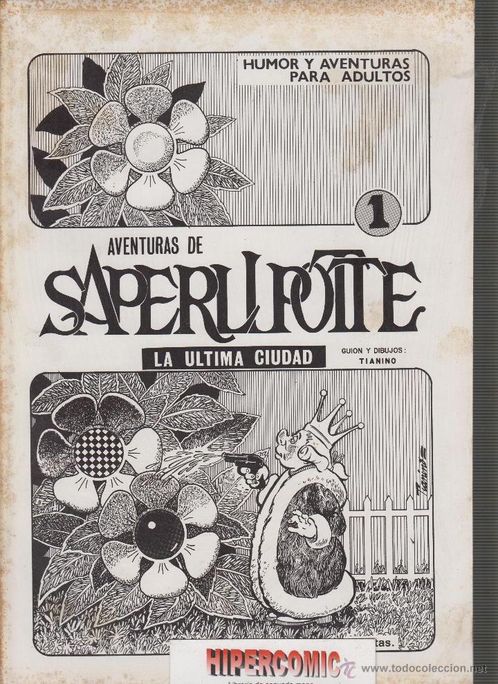 Giornalini: AVENTURAS DE SAPERLIPOTTE N&ordm; 1. LA ULTIMA CIUDAD. HUMOR Y AVENTURAS PARA ADULTOS , COMIC UNDERGROUN