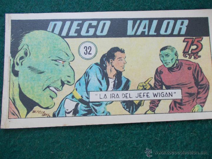 Tebeos: Diego valor n&ordm; 32 original - Foto 1