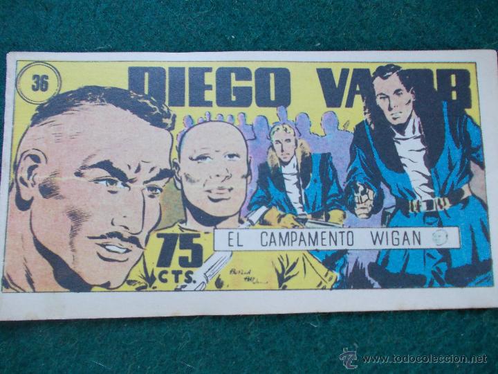 Tebeos: Diego valor n&ordm; 36 original - Foto 1